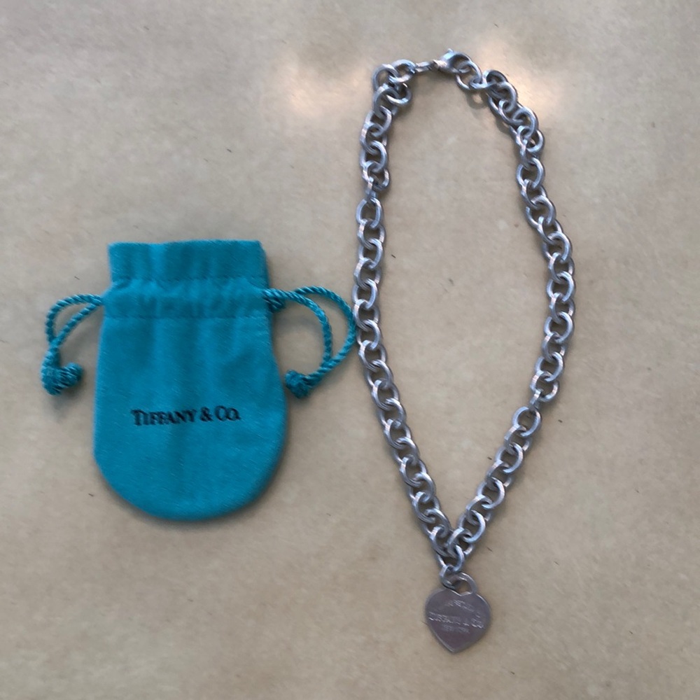 Beautiful Authentic Tiffany Sterling Silver Necklace